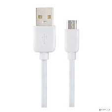 Кабель PERFEO USB2.0 A вилка - Micro USB вилка, белый, 1 м, бокс (U4007)