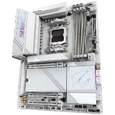 Материнская плата Gigabyte X870E AORUS PRO ICE, AM5, AMD X870E, 4xDDR5, 4xSATA, 4xM.2, 1xPCI-E 5.0 x16, 1xPCI-E 4.0 x4, 1xPCI-E 3.0 x4, 1xHDMI, 2xUSB-C, 1x 2.5Gb LAN, 2xUSB-A 3.2 Gen 2, 3xUSB-A 3.2 Gen 1, 2xUSB-A 2.0, 2x3.5 мм, TOSLINK, 7.1, 2xUSB4, 4xUSB-A 3.2 Gen 1, ATX