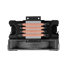 Кулер для процессора ExeGate Dark Magic EXX400V3-PWM.RGB (Al+Cu, черное покрытие, 4 тепл.трубки, LGA1150/1151/1155/1156/1200/1700/1851/AM2/AM2+/AM3/AM3+/AM4/AM5/FM1/FM2/754/939/940, TDP 140W, Fan 120mm, PWM, 800-1800RPM, Hydro bearing, 4pin, 11-24db, 500г брутто, RGB подсветка, с термопастой, на винтах, RTL)