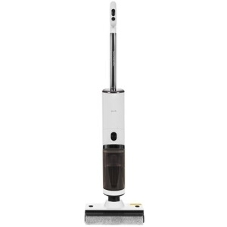 Пылесос вертикальный Deerma DEM-VX910W белый/черный, питание от аккумулятора, 230 Вт, уборка влажная/сухая, пылесборник 0.7 л, работа от АКБ max - 45 мин