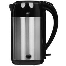 Чайник электрический BQ KT2030SW черный/стальной