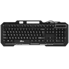 Клавиатура проводная Ritmix RKB-221BL черный