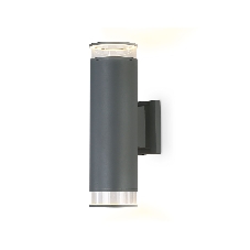 Светильник Ambrella light ST3820/2 GR/CL серый/прозрачный IP54 GU10/2 max 35W 310*90*160