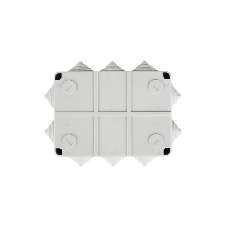 Коробка КМ41241 распаячная IEK UKO10-150-110-070-K41-44 для о/п 150х110х70 мм IP44 (RAL7035, 10 гермовводов)