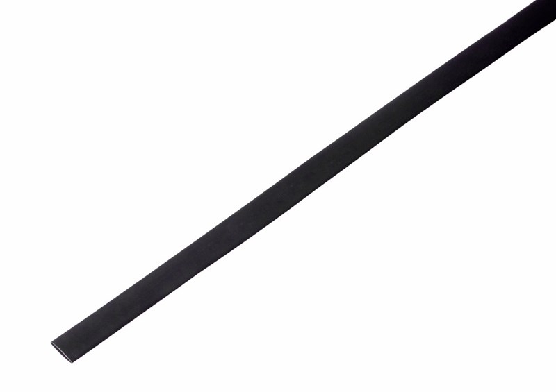 Трубка термоусадочная Rexant 8.0/4.0 1м черный