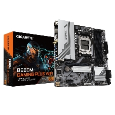 Материнская плата Gigabyte B650M GAMING PLUS WIFI, AM5, AMD B650, 4xDDR5, 4xSATA, 2xM.2, 1xPCIe 4.0 x16, 1xPCIe 3.0 x1, 2xDP, 1xHDMI, 1x2.5Gb LAN, Wi-Fi 6E, Bluetooth 5.3, 1xUSB-C 5Gbps, 5xUSB-A 5Gbps, 6xUSB-A 2.0, 3x3.5 мм, 7.1, mATX