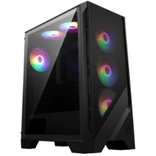 Компьютерный корпус MSI MAG FORGE 120A Mid-Tower, ATX, 2xUSB 3.2, Audio I/O, 6x120мм autoRGb Fan PWM RGb PWM Control Board, Tempered Glass Window