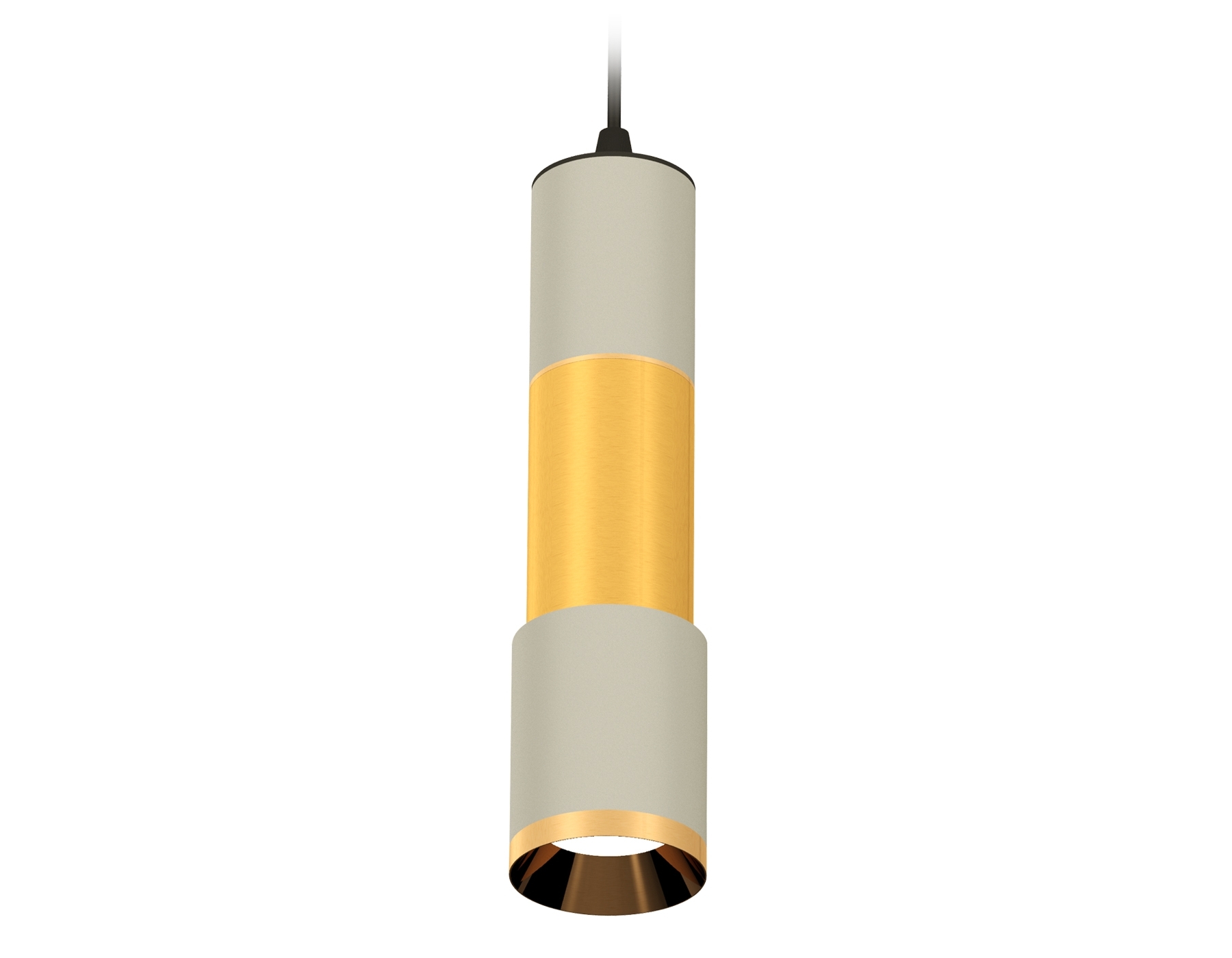 Светильник Ambrella Light XP7423040 SGR/PYG серый песок/золото желтое полированное MR16 GU5.3