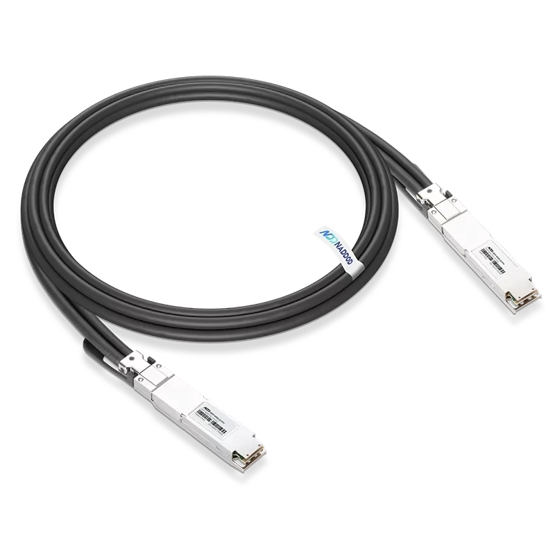 Кабель NADDOD 1m (3ft) NVIDIA/Mellanox Compatible 400G DAC OSFP RHS/Flat Top 4x100G PAM4 to OSFP RHS/Flat Top 4x100G PAM4 InfiniBand NDR Passive Direct Attach Copper Cable