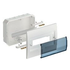 Бокс ЩРВ-П-12модулей встраиваемый пластик IP41 MKP12-V-12-40-10 IEK