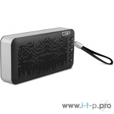 Колонка Bluetooth CBR CMS 144Bt черный/серебро 3.0, 80-18000 Гц, 6 Вт