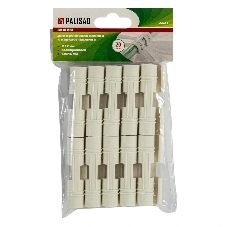 Зажим для крепления пленки к каркасу парника Palisad, d-12 мм, 20 шт, белый