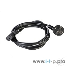 Шнур питания с заземлением IEC 60320 C13/EU-Schuko, 10А/250В (3x1,0), 5 м. (R-10-Cord-C13-S-5)