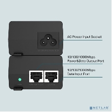 Инжектор PoE Gigabit PoE Injector, 802.3af/at compliant