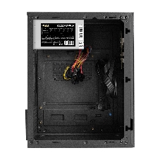 Компьютерный корпус Minitower ExeGate BAA-308MU2-UNS450 (mATX, БП UNS450 с вент. 12см, 1хUSB+2хUSB 3.0, HD Audio, черный)