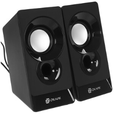 Акустическая система Oklick OK-165 2.0 черный 6Вт