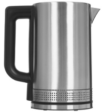 Чайник электрический BRAYER BR1060 2200 Вт, 1.7 л, стальной/черный
