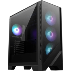 Корпус MSI MAG FORGE 320R Airflow, Midi-Tower, чёрный, 4 x 120 мм