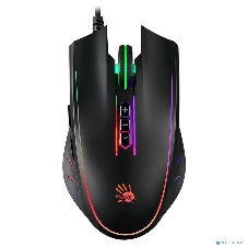 Мышь проводная A4Tech Bloody Q81 черный, 3200 dpi, USB, кнопки - 8