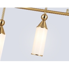 Светильник Ambrella light LH55274/4 BS/FR латунь/белый матовый E14*4 max 40W 845*65*1150
