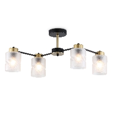 Светильник Ambrella light TR303324/4 BK/GD черный/золото E27/4 max 60W 650*290*270