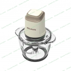 Измельчитель Willmark WMC-5288 (400Вт., стекл. чаша 1,2л., двойн. лезвия., рез. основание) (Кремовый