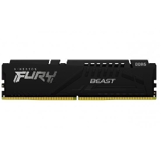 Оперативная память Kingston Fury Beast, DDR5, 16GB (1x16 GB), 5200 MHz, CL40, DIMM, с радиатором, черный