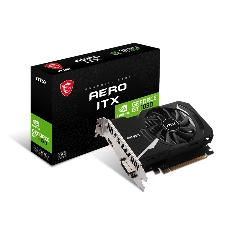 Видеокарта MSI GT 1030 AERO ITX 4GD4 OC Nvidia GT 1030 4Gb, DDR4, PCI-E 3.0, HDMIx1 DVIx1 HDCP