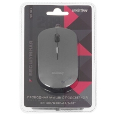 Мышь проводная Smartbuy (SBM-288-G) серый металлик