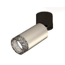 Светильник Ambrella Light XM6324041 SSL/BK/BK серебро песок/черный/тонированный (A2221, C6324, N6151)