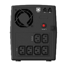 Источник бесперебойного питания CBR QTM-1500T-6I-LCUC / 1500ВА / 900Вт / 6 x IEC 320 C13 (компьютерный)