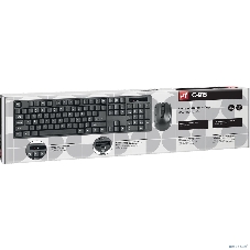 Комплект клавиатура + мышь Defender C-915 RU черный USB Беспроводной, полноразмерный