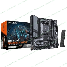 Материнская плата Gigabyte B550M GAMING X WIFI6, AM4, AMD B550, 4xDDR4, 4xSATA, 2xM.2, 1xPCIe 4.0 x16, 1xPCIe 3.0 x4, 1xPCIe 3.0 x1, 1xDP, 1xHDMI, 1x1Gb LAN, Wi-Fi 6, Bluetooth 5.3, 4xUSB-A 5Gbps, 2xUSB-A 2.0, 3x3.5 мм, 7.1, mATX