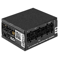 Блок питания 650W ExeGate M650 GOLD (SFX, APFC, КПД 90% (80 PLUS GOLD), 9см fan, 24pin, (4+4)pin, 2xPCI-E, 6xSATA, 3xIDE, 1xFDD, Full Cable Management, black, ATX adapter, Retail box)