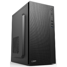 Компьютерный корпус mATX Minitower CBR MX12, без БП, 1*USB 3.0, 2*USB 2.0, HD Audio+Mic, черный PCC-MATX-MX12-WPSU