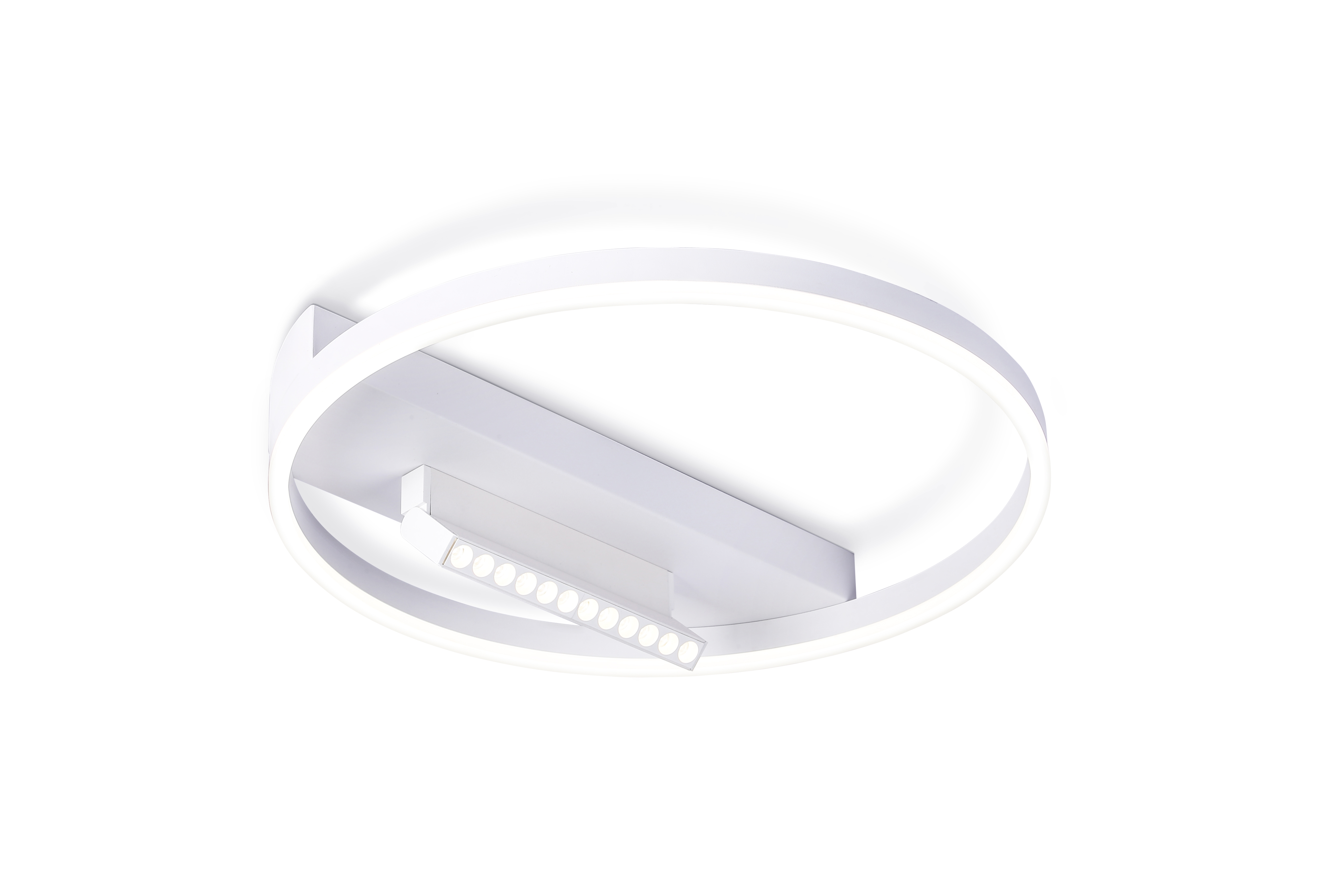 Светильник Ambrella light FL51457/1+1 WH белый 60W 3000K-6400K+4200K D500*110 (ПДУ РАДИО 2.4G)