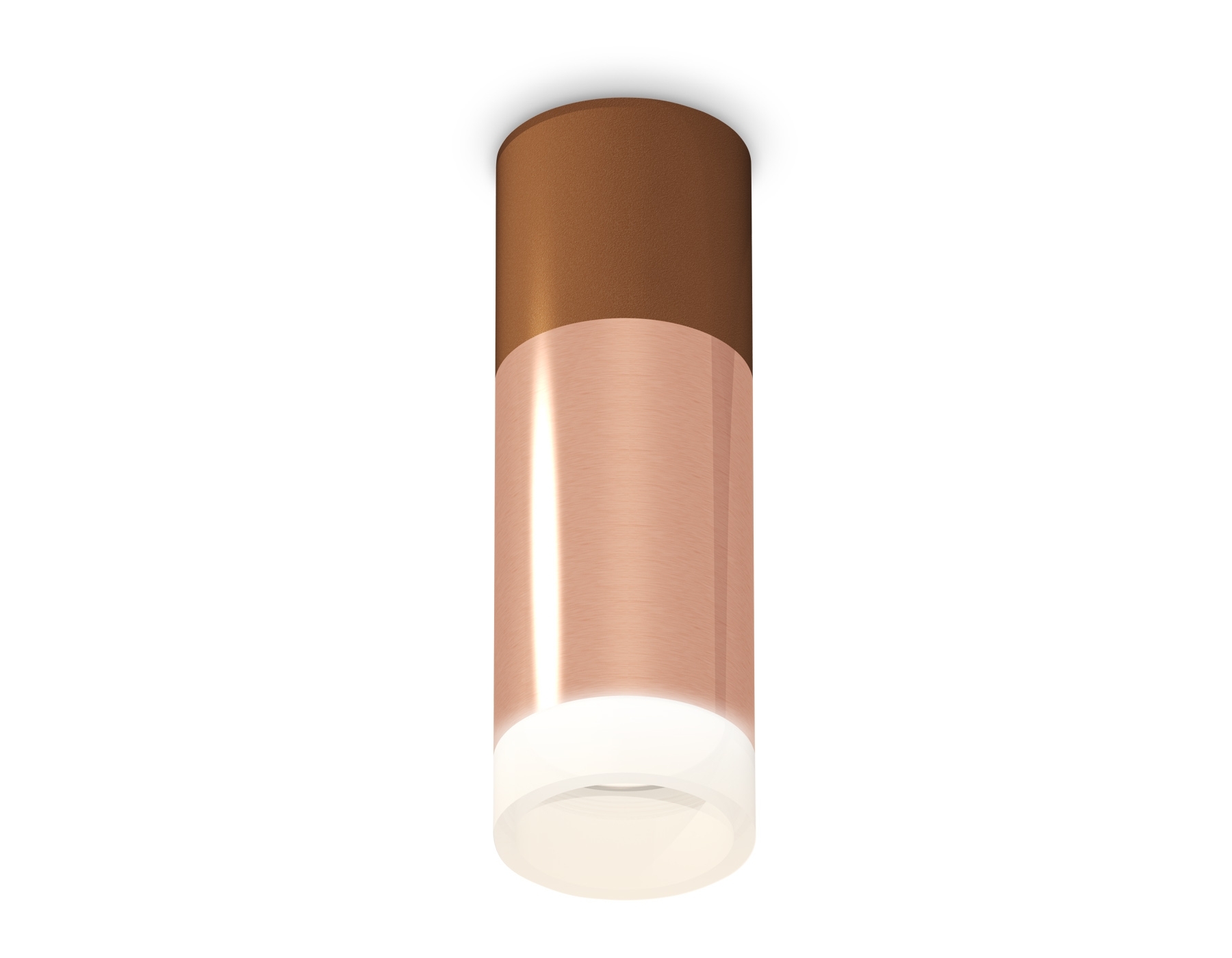 Светильник Ambrella Light XS6326062 PPG/SCF/FR золото розовое полированное/кофе песок/белый матовый MR16 GU5.3