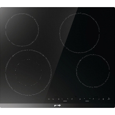 Электрическая варочная поверхность Gorenje ECT642BCSCE, 4 конфорки, с зоной расширения, стеклокерамика, 6400 Вт