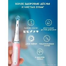 Электрическая зубная щетка Oral-B IO_S3_BLUSH PINK розовый