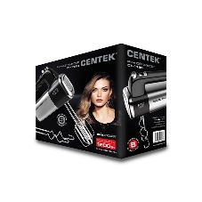 Миксер Centek CT-1120 черный/сталь 1200 Вт,, 5 скоростей+турбо, взбивание/замешивание