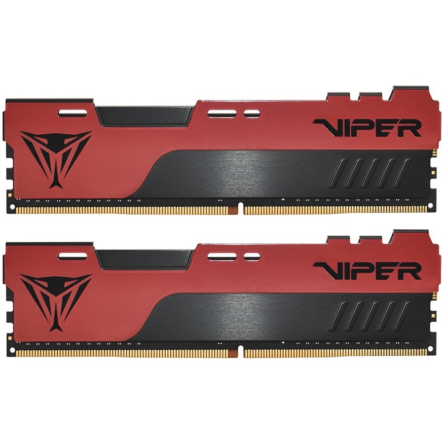 Оперативная память Patriot Viper Elite II, DDR4, 16GB (2x8 GB), 3600 MHz, CL20, DIMM, радиатор, красный, черный