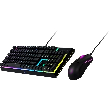 Комплект клавиатура+мышь Cooler Master MS110 проводной, USB, 3200 DPI, чёрный