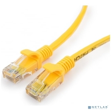 Патч-корд UTP Cablexpert PP12-30M/Y cat.5e, 30м, литой, многожильный, желтый