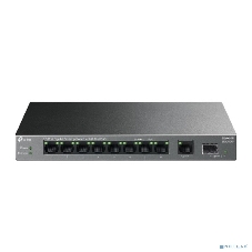 Коммутатор настольный TP-Link LS1210GP с 9 гигабитными портами (8 портов PoE+) и портом SFP