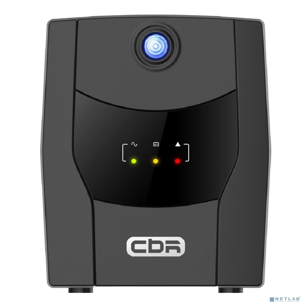 ИБП CBR QTM-1200T-4F-LCUC Line Interactive 1200VA/720W 7Ah12V*2 4 x Shuko, HID-USB, RJ45/11