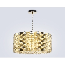 Люстра Ambrella light LH41009/18 BS/CL латунь/прозрачный E14*18 max 40W D700*320