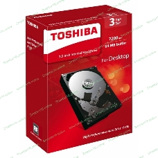 Жесткий диск Toshiba SATA-III 3Tb HDWD130EZSTA P300 (7200rpm) 64Mb 3.5
