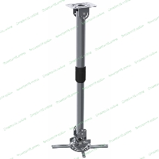 Кронштейн для проектора Cactus CS-VM-PR16L-AL серебристый макс.13.6кг настенный и потолочный поворот и наклон