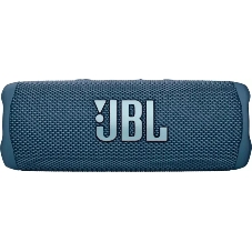 Портативная акустика JBL Flip 6 синий, Bluetooth 5.1, время воспроизведения 12 ч, емкость аккумулятора 4800 mAh, время заряда 2,5 ч, синий