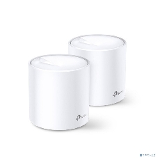 Система TP-Link Mesh AX3000 Whole Home Wi-Fi System, Wi-Fi 6, 2402Mbps (4 streams) at 5GHz and 574Mbps (2 streams) at 2.4GHz, 2 Gigabit ports of each unit, support OFDMA, MU-MIMO, 802.11k/v/r seamless roaming, support WPA3, HomecareTM system, easy setup and manageme